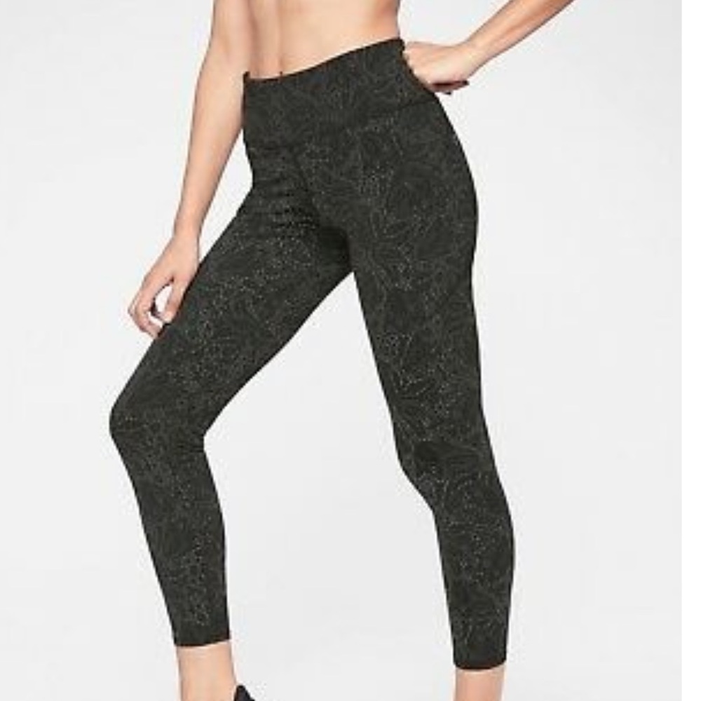 Athleta Reflective Contender Tight 7/8